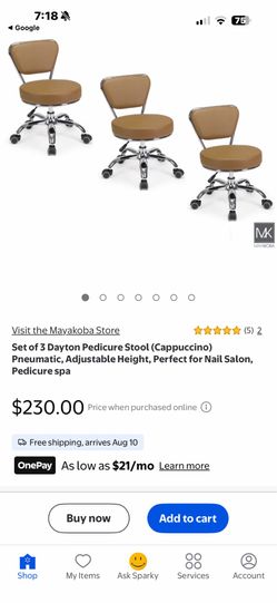 Dayton Pedicure Stool