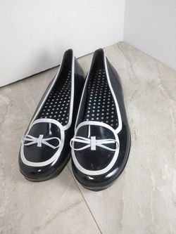 Very Cute Black Size 7 Jelly Shoe Rain Boots