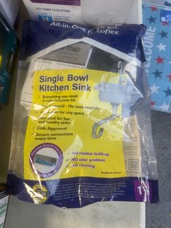 SnappyTrap 1-1/2 in. All-in-One Drain Kit for Single Bowl Kitchen Sinks, Bar Sinks and Utility Sinks