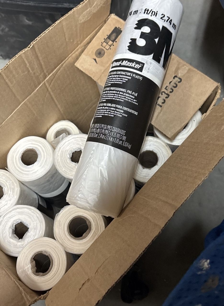 9ft, 6ft Plastico Para Maskiadora 3M