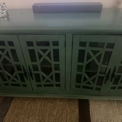 Teal Tv Stand