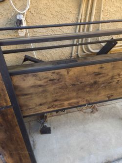 FREE Full Bedframe with usb outlet and LED lights