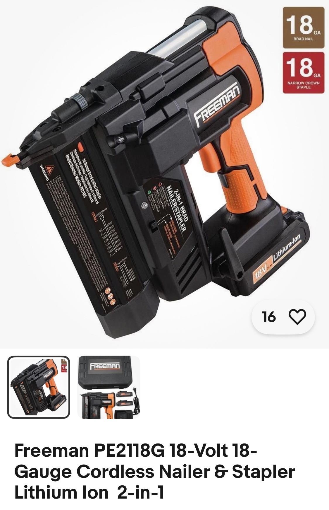 2-in-1 Brad Nailer /stapler + Ryobi Miter Saw