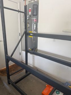 2 large black Garage Storage Brackets