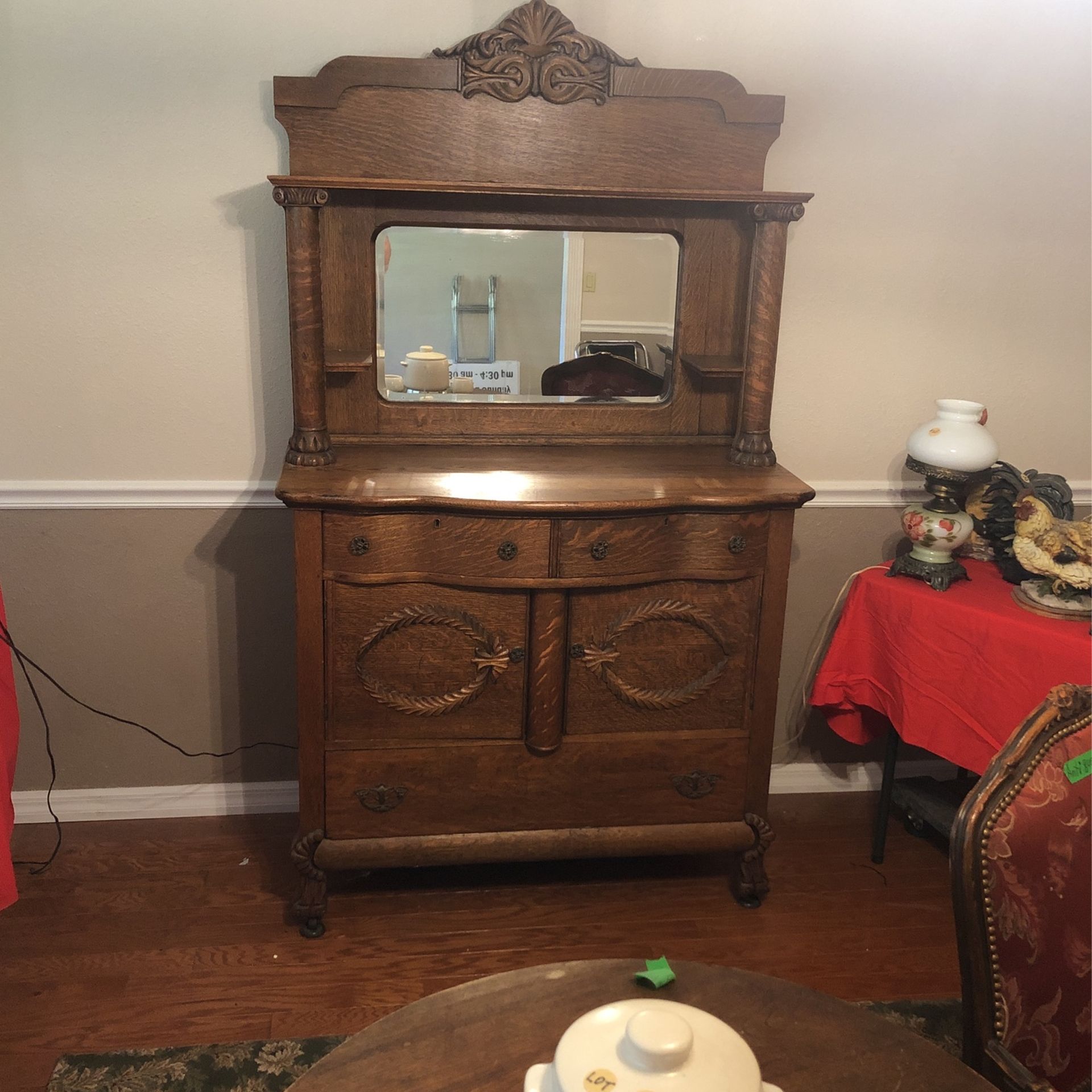 Antique Oak Sideboard