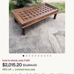 Asian Antique Coffee Table