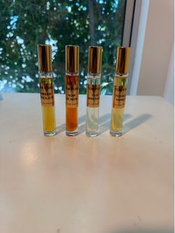 4 Rare Vintage Tom Ford Decants (10 ml each) - Amber Absolute / Oud Minerale / Tobacco Vanille (2014) / Noir De Noir (2013)
