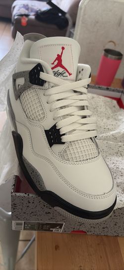 White Cement 4s Men’s 8.5