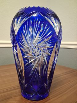 Vintage Cobalt blue ,Designer  Vase