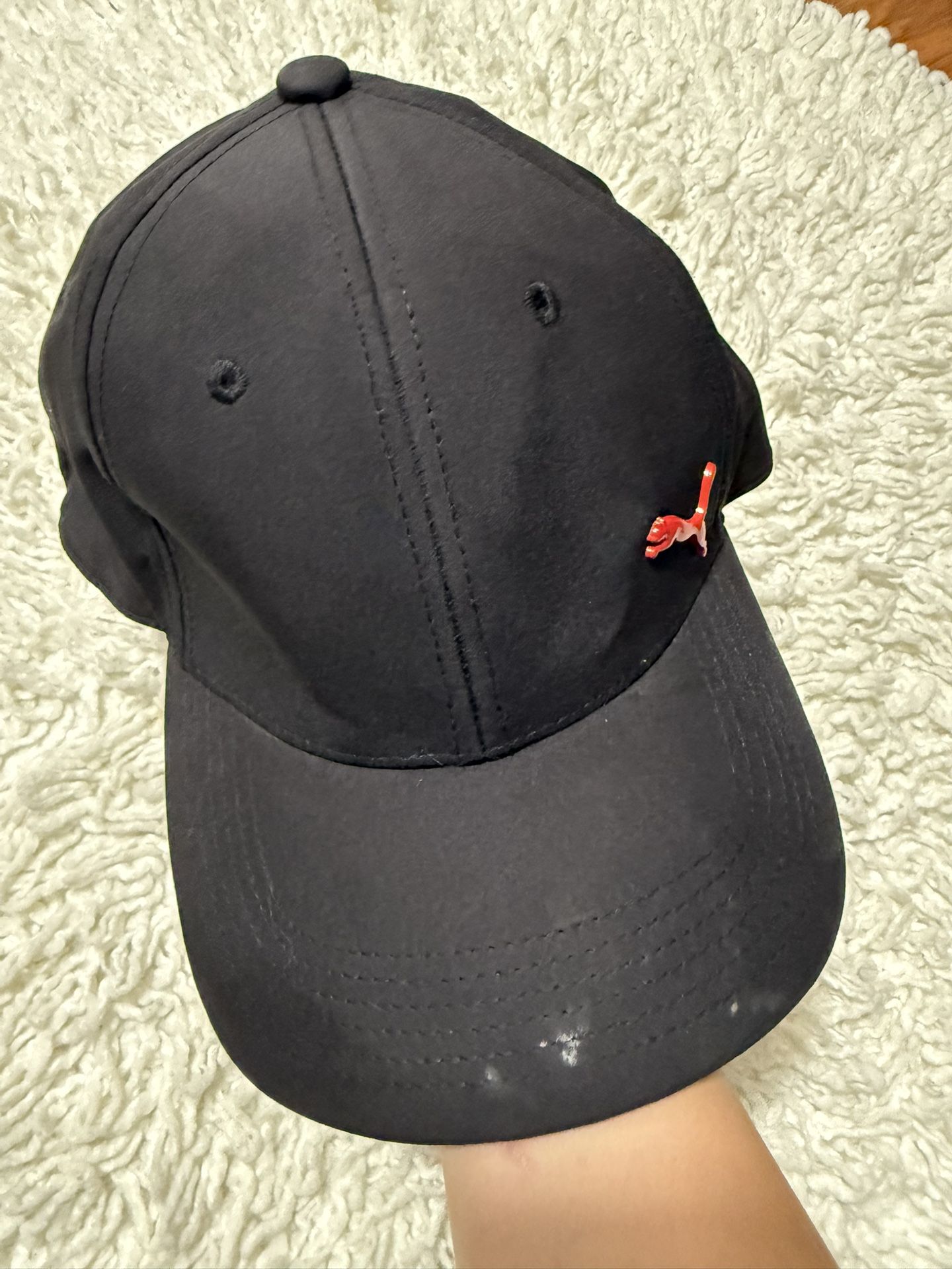 Puma Black and Red Structured Hat Just need wash