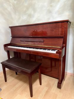 Yamaha U1E 48” Professional Upright Piano *Rare* Mahogany (1990, Made in Japan) with Bench