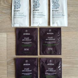 7 NEW Aveda Ultra Advanced Shapoo And Conditioner + Briogeo Scalp Revival Shampoo