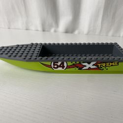 Lego Race Boat Transporter Hull Unitary 28x8 Lime Green Xtreme 92710c01 (Rare Item!)