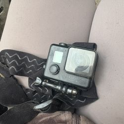 GoPro Camera + Chest Mount (AS-IS / For Parts) 