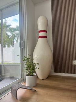 Giant bowling pin