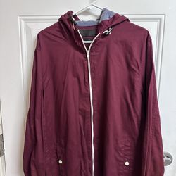 Wind Breaker / Jacket Size XL Burgundy