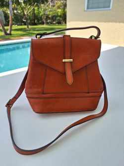 Italian Leather Divina Firenze Purse Backpack