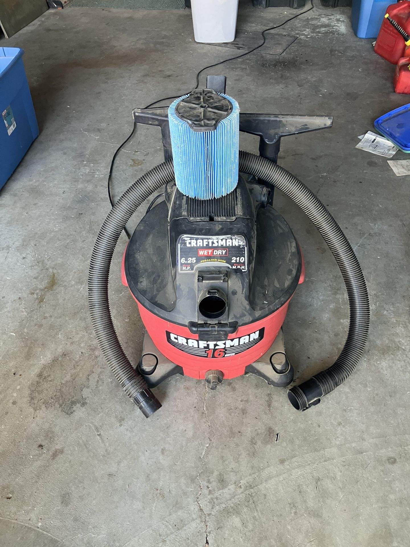 6.25 Hp Craftsman Shop Vac