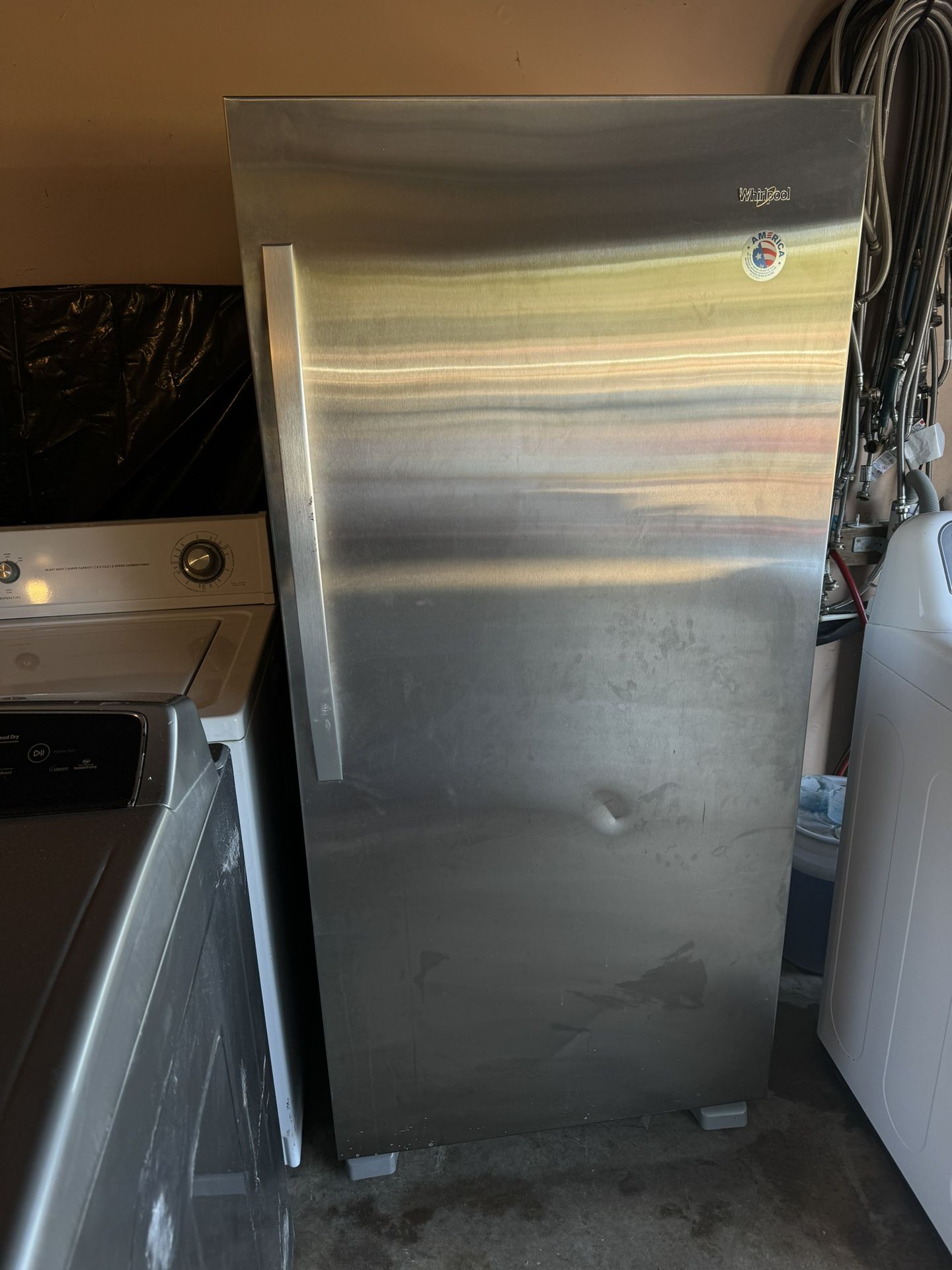 Stainless Steel Whirlpool Fridge 