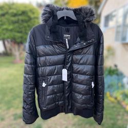 Men's Express Faux Leather Jacket XL