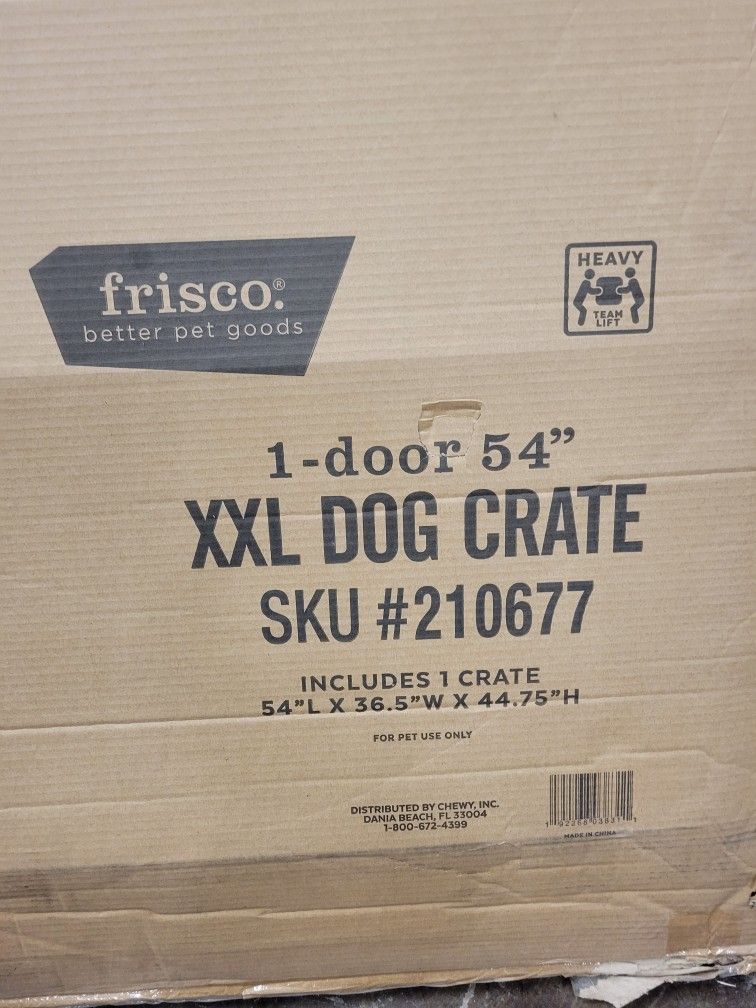 New 54 Inch XXL Dog Wire Crate