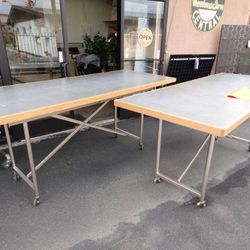 40″ Tall – 8′ Long Heavy Duty Work Bench / Store Display Table 
