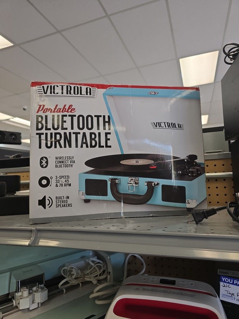 Victrola Portable Bluetooth Turntable 