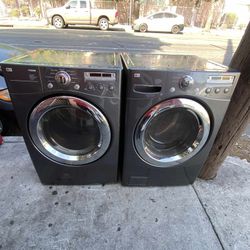 SET WASHER AND DRYER LG 🆓️FREE DELIVERY 🆓️ STACKABLE-SIDE BY SIDE 