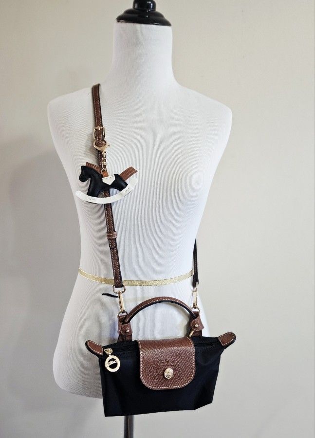 Longchamp Pliage Original Pouch with handle & Strap