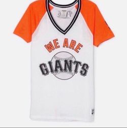 NEW PINK LOGO SAN FRANCISCO GIANTS SMALL JERSEY