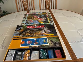Bass Fishing Edition Monopoly Game