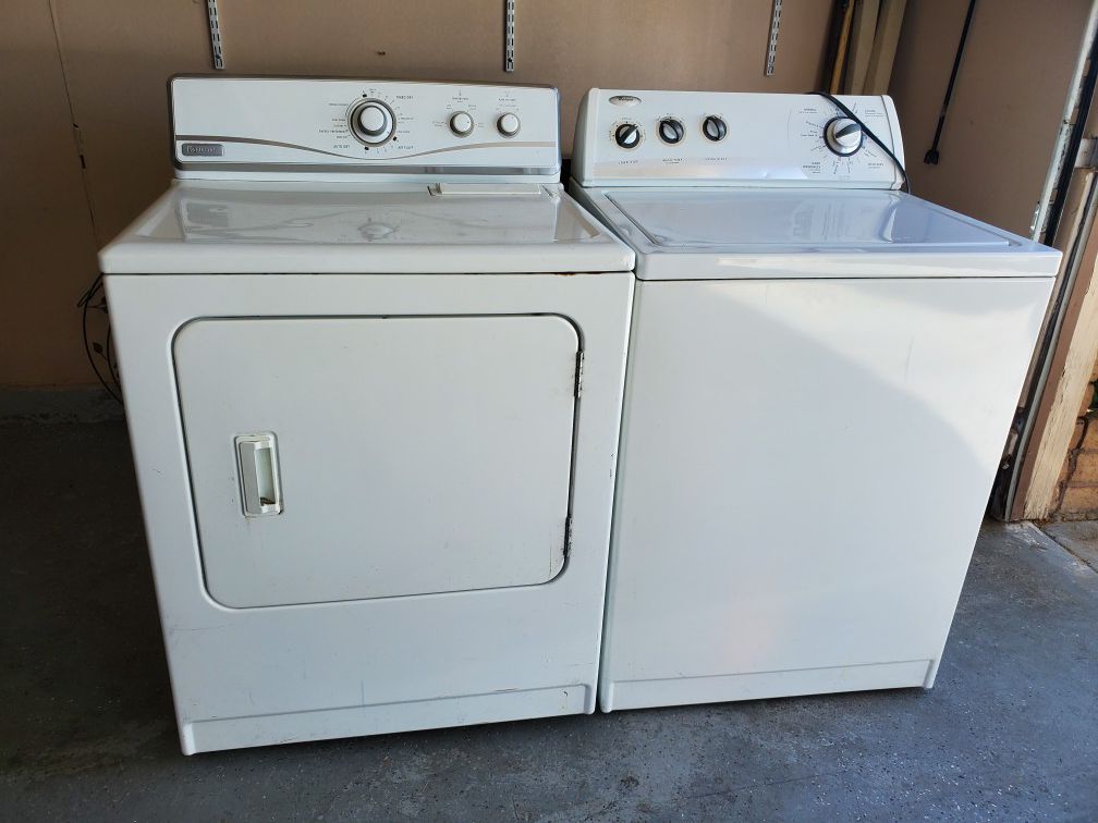 washer and Dryer