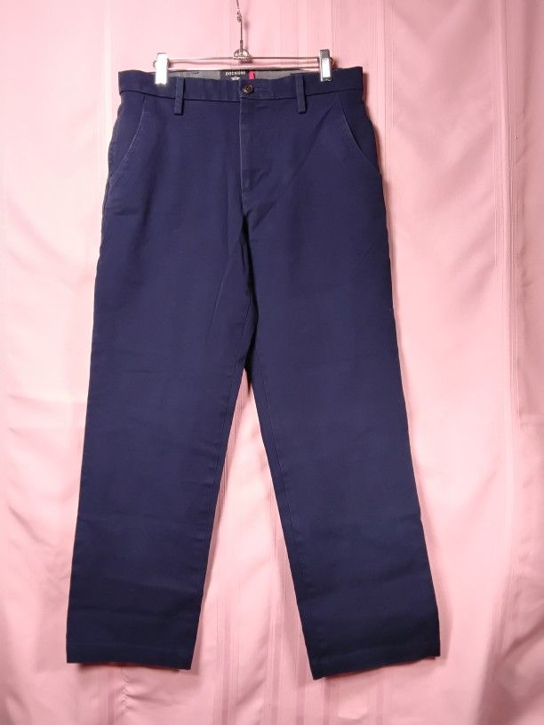Dockers Dress Pants Smart 360 Flex Size 31 Navy Blue