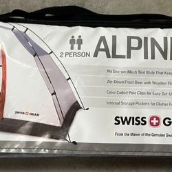 SwissGear Alpine Peak 2-person tent. 