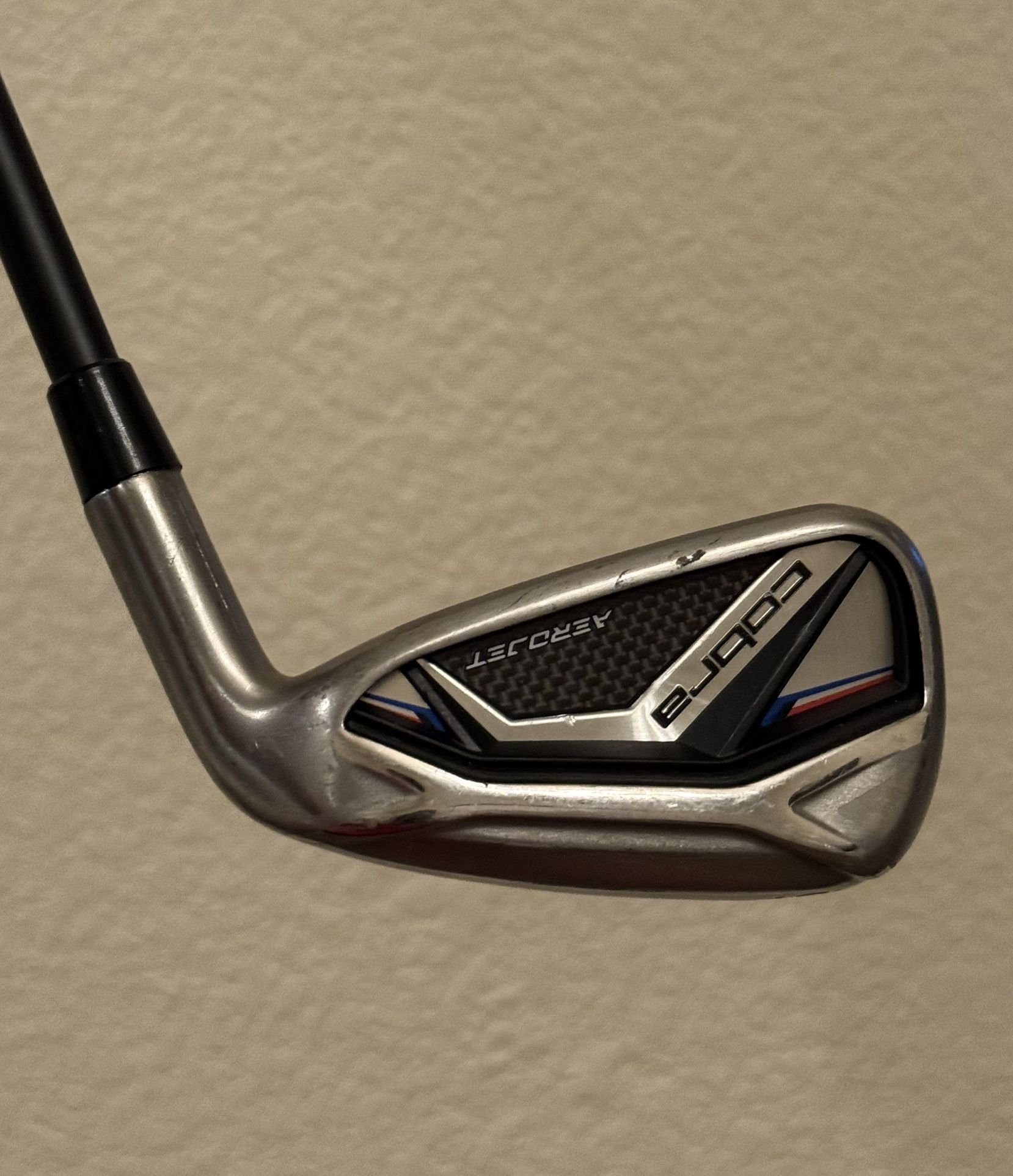 Cobra AeroJet 6 iron 24* KBS TGI 70g Reg+ Flex Graphite Shaft 37.75”