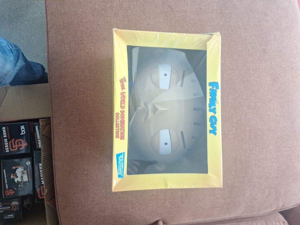 Family Guy - The Total World Domination Collection DVD Set Stewie Head - NEW Sealed - Rare Collectors Item