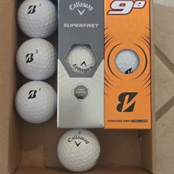Bridgestone and Callaway Golf Balls Assortment 
