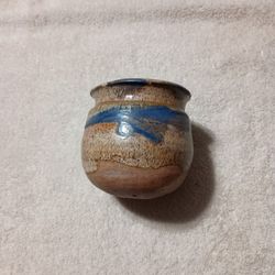  Vintage Handmade Studio Pottery Small Vase 