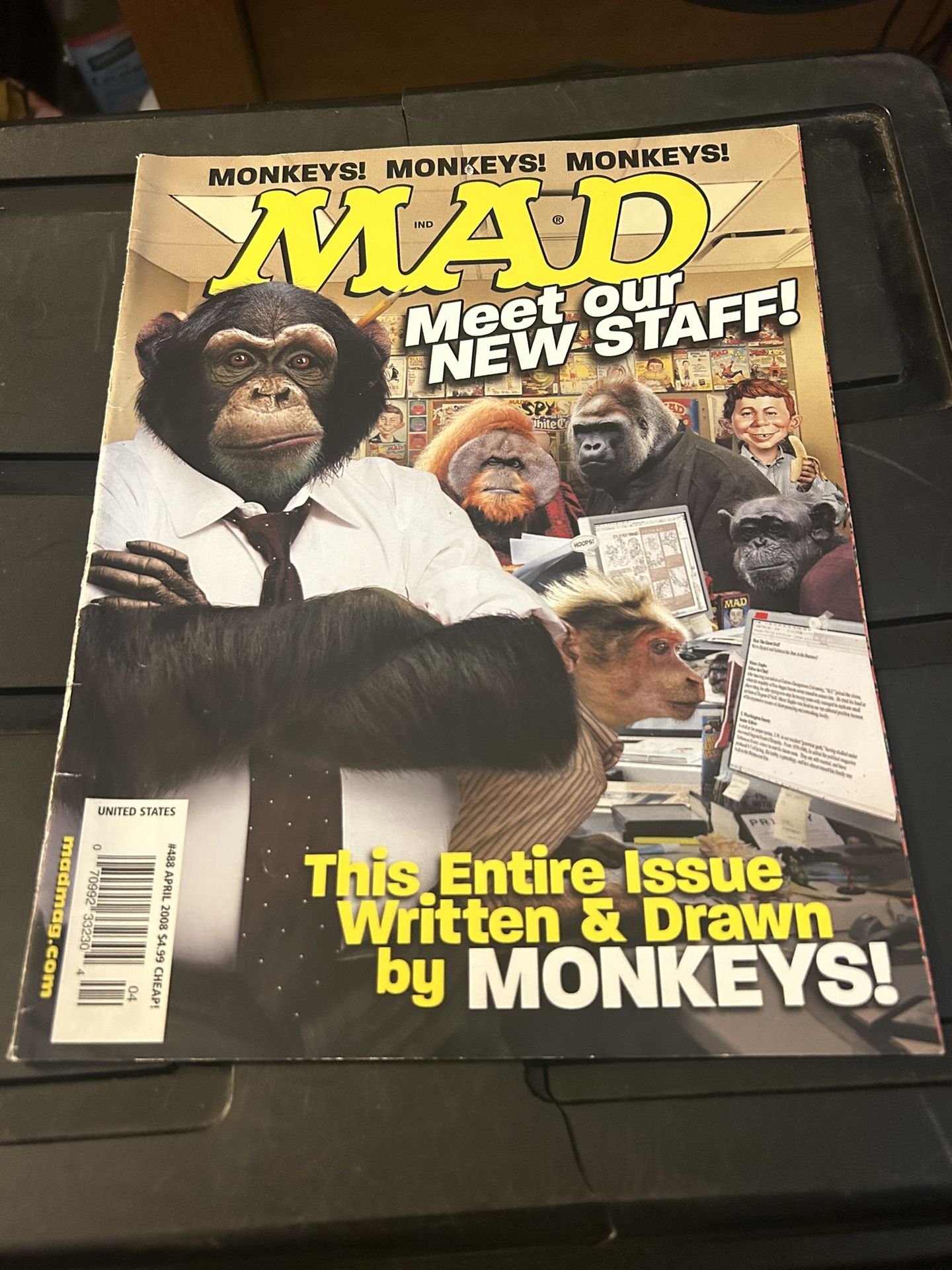 MAD #488 April 2008 Monkey Issue Meet our New Staff