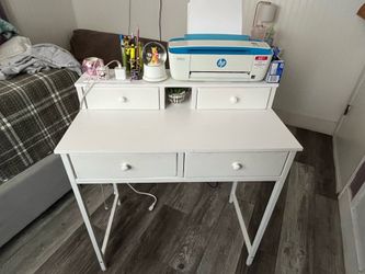 desk and chair