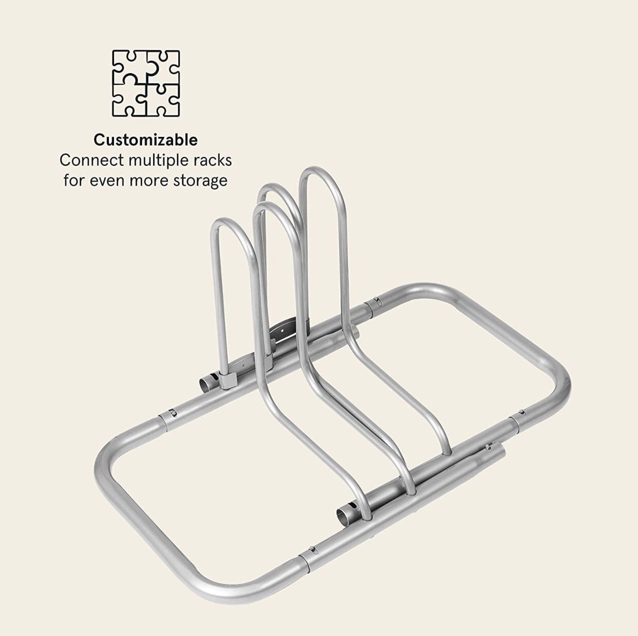 NEW! Retrospec Stash Rack 2 Bike Floor Stand Bicycle Storage Organizer for Mountain Bike, Road Bike, Weather Resistant Fine Powder Steel Coatin