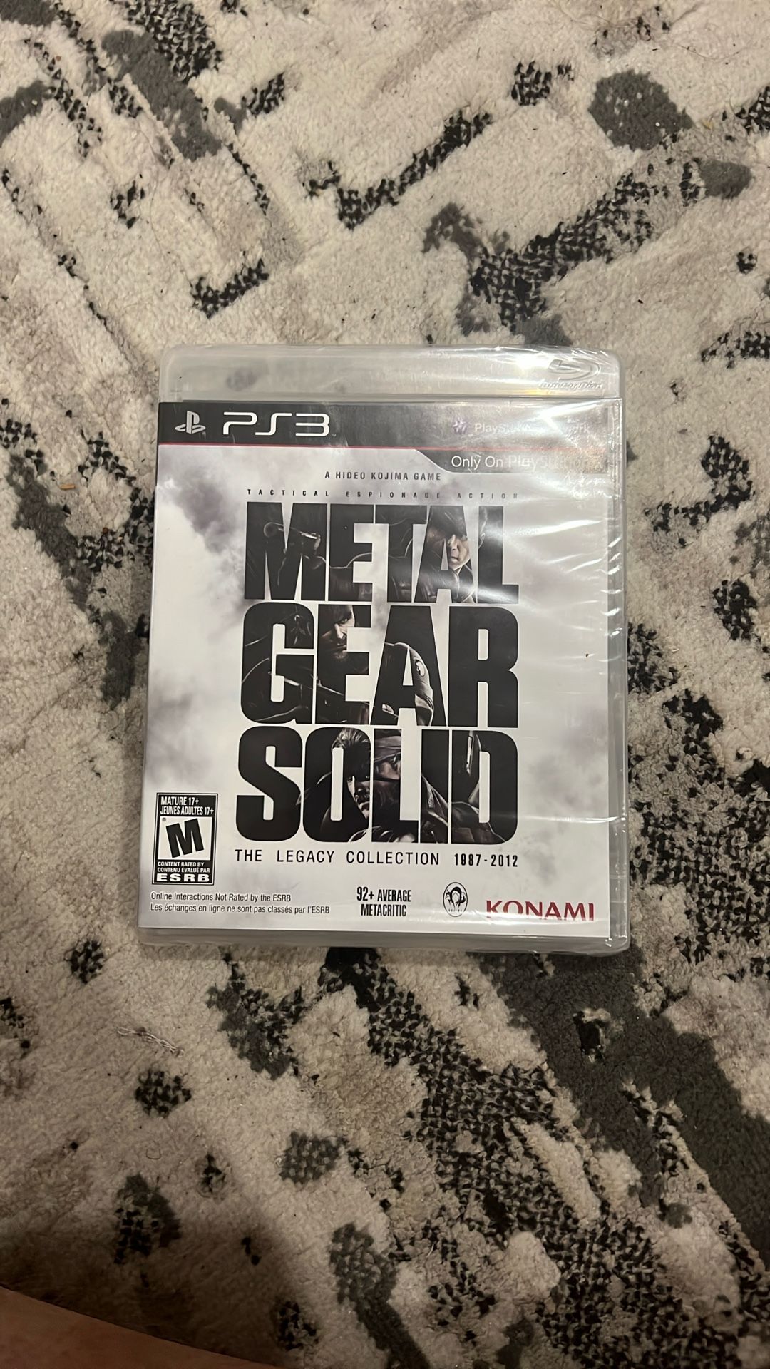 PS3 Metal Gear Solid Legacy Collection Brand New