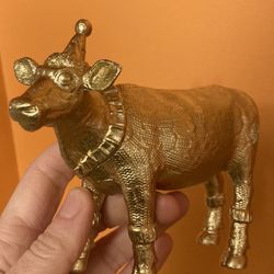 Cool gold party cow