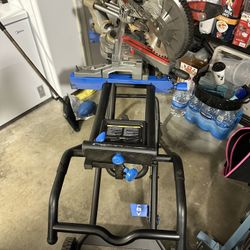 Craftsman Miter Saw & Foldable Tile saw stand 