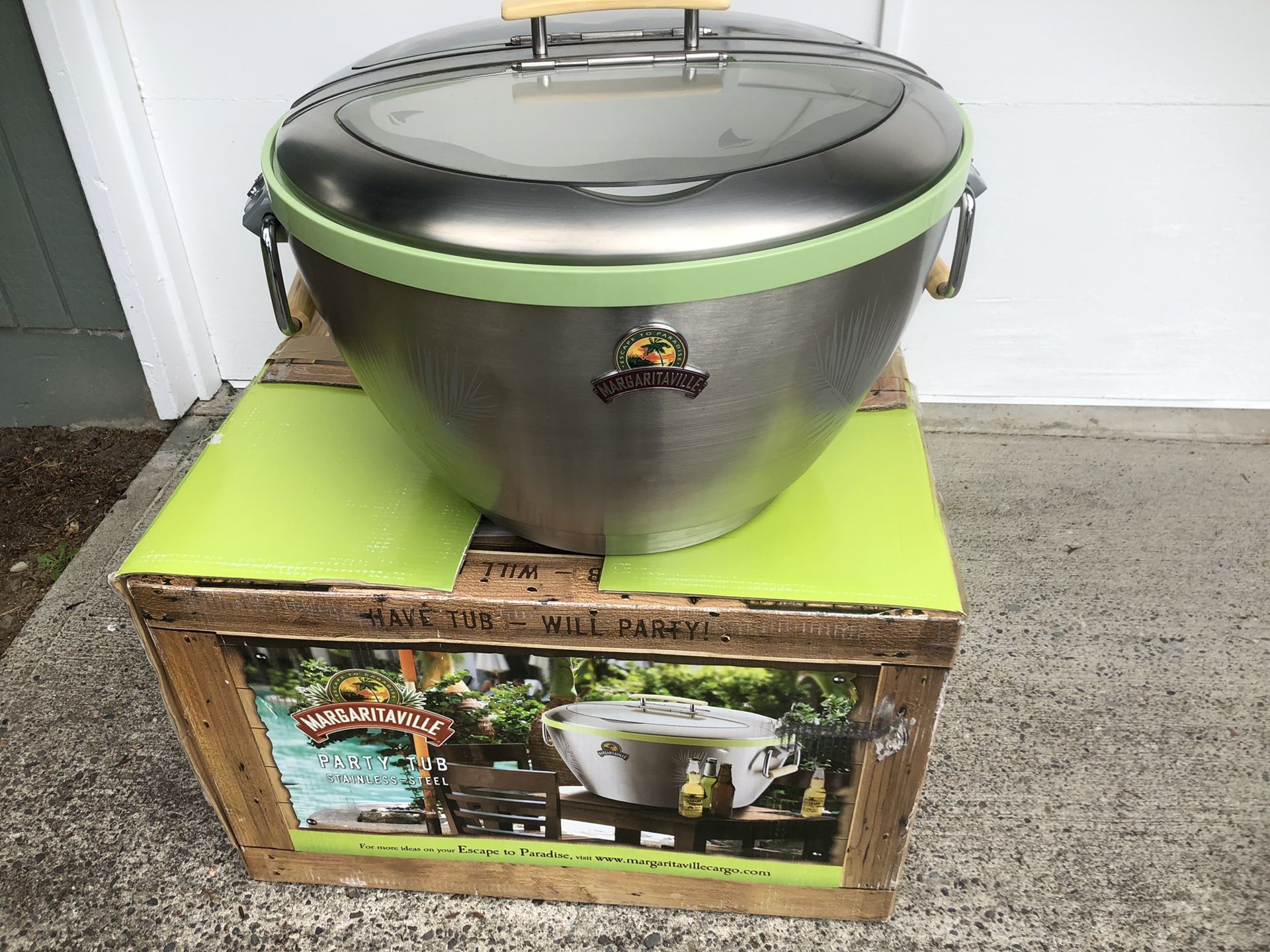 Margaritaville Party Tub Stainless Steel