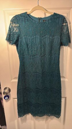 Kensie Green Lace Dress