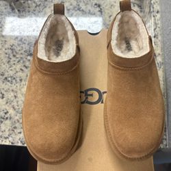 Gently worn UGG Micro Boots, size 8, taupe, with original box. Asking $75, open to offers
