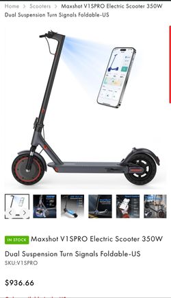 Maxshot V1spro Electric Scooter