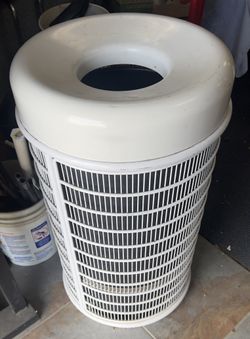 Metal Trash Receptacle 