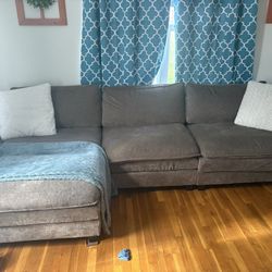 Light Brown Sectional Sofa 